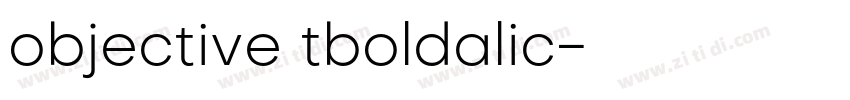 objective tboldalic字体转换